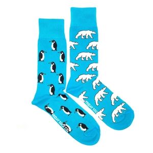 Men’s Socks | Polar Bear Penguin | Eco Friendly